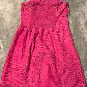 Express strapless dress